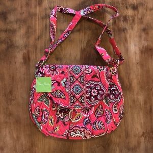 NWT- saddle up crossbody- call me coral